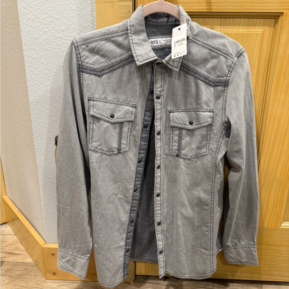 BKE Men’s Small Button Down Long Sleeve Shirt